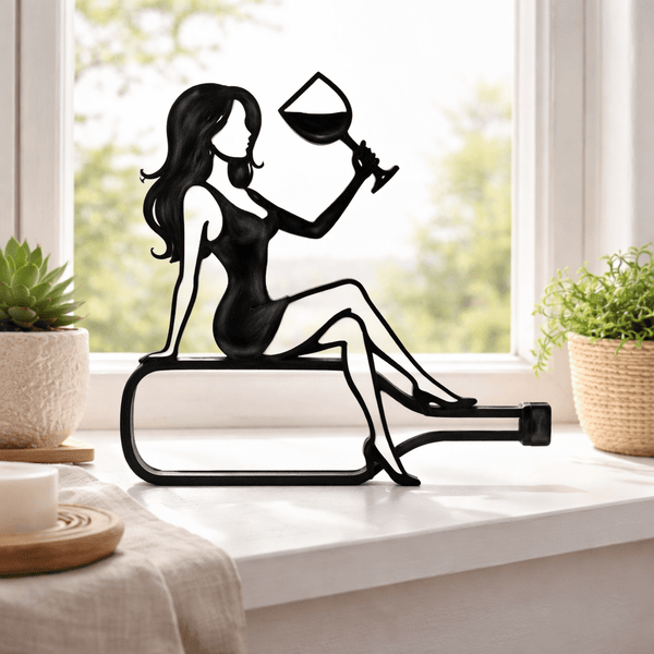 Stickyman Vrouw met Wijn - 3dbende