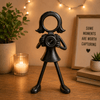 Stickyman Vrouwelijke Fotograaf - 3dbende
