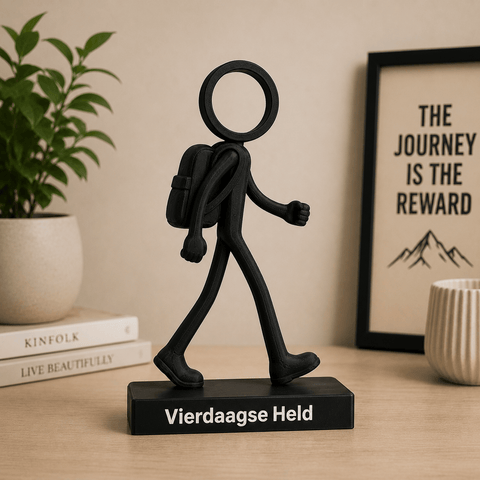 Stickyman Wandelaar – Vierdaagse cadeau met rugzak