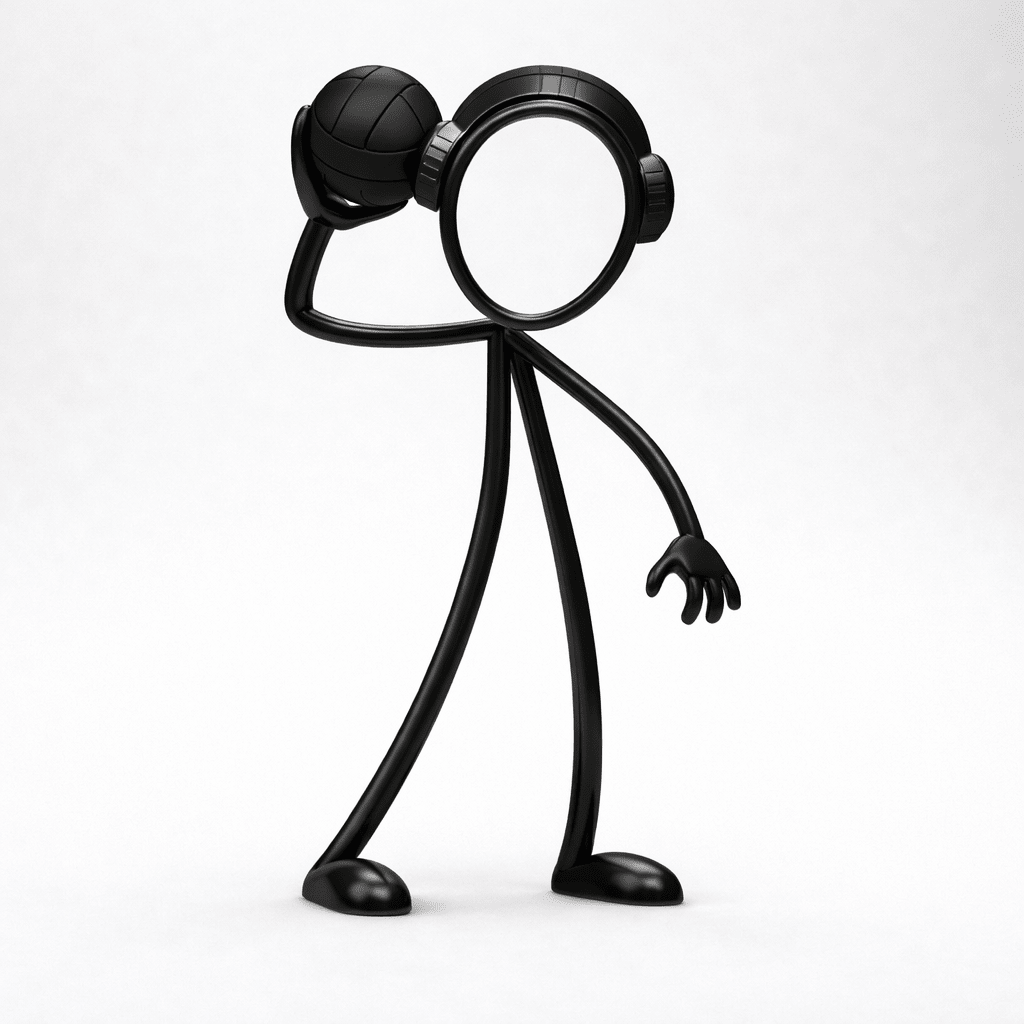 Stickyman Waterpolo - 3dbende