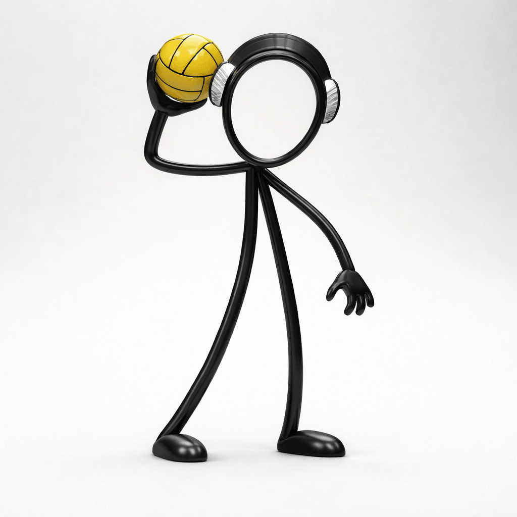 Stickyman Waterpolo - 3dbende
