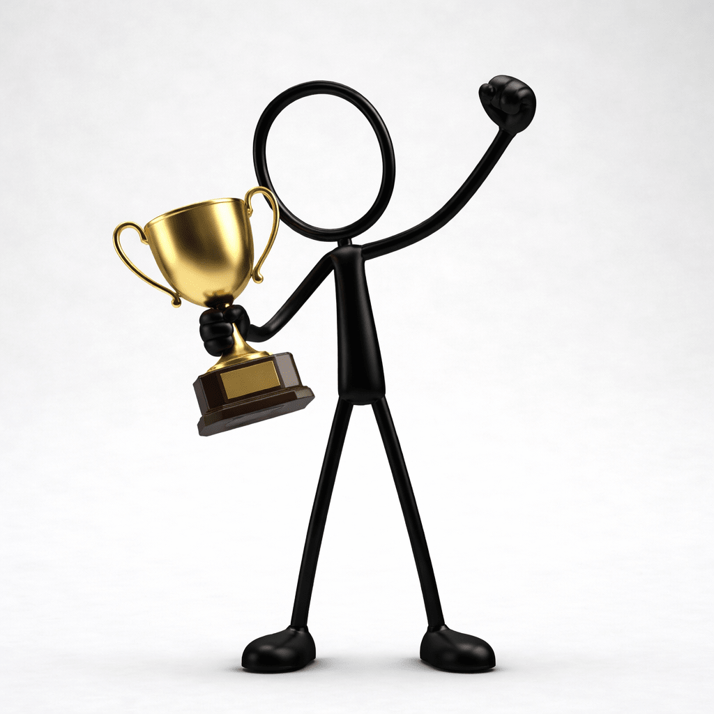 Stickyman Winnaar - 3dbende