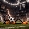 Stickyman WK Speler Oranje - 3dbende