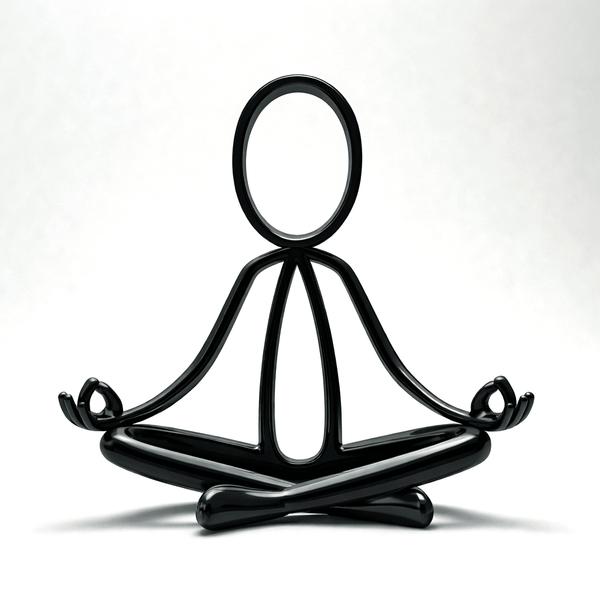 Stickyman Yoga – Meditatie Decoratie (Zen Pose) - 3dbende