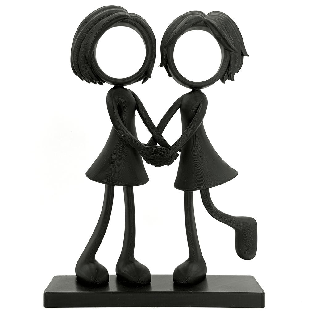 Twee Vriendinnen Samen - 3dbende
