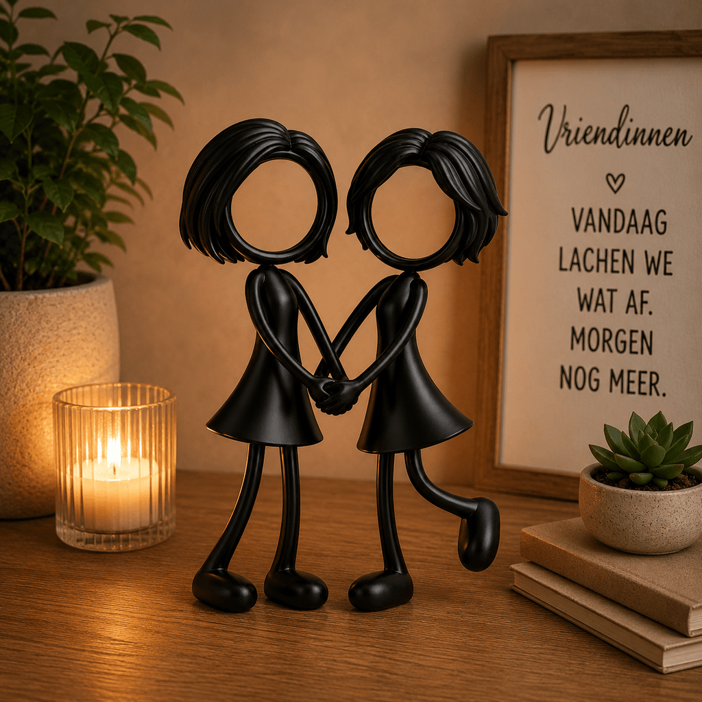Twee Vriendinnen Samen - 3dbende