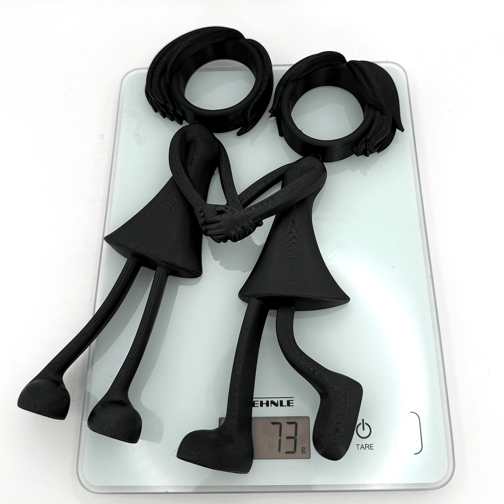 Twee Vriendinnen Samen - 3dbende