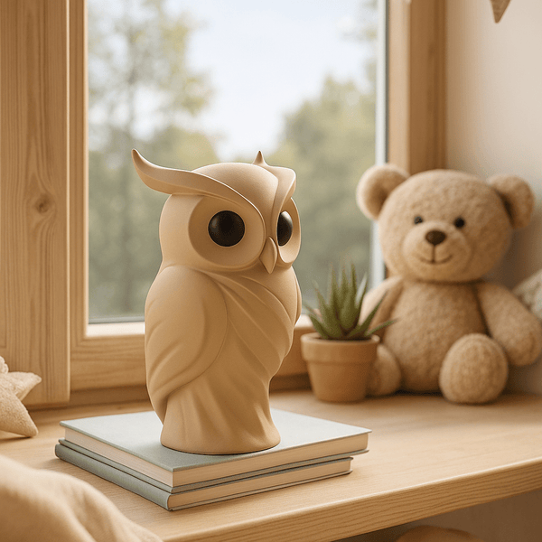 Uil Decoratie – Symbool van Wijsheid en Rust - 3dbende