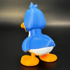 Vrolijke 3D - geprinte eend miniatuur - 3dbende