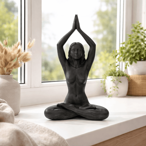 Yoga Beeld – Meditatie Decoratie in Lotus Houding - 3dbende